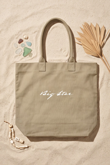 Bolso de tela/bolsa Big Star RR574235 arena oscura 2