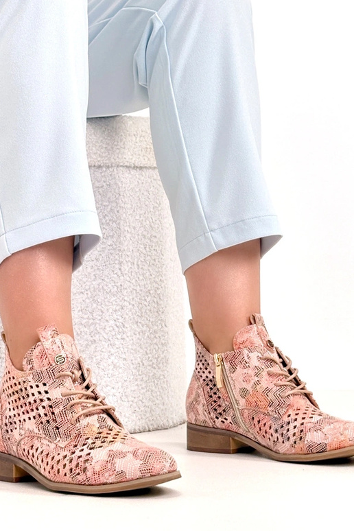 Botines perforados multicolores Potocki