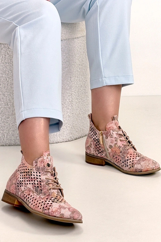 Botines perforados multicolores Potocki