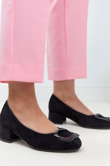 Zapatos negros con plantilla de cuero Potocki