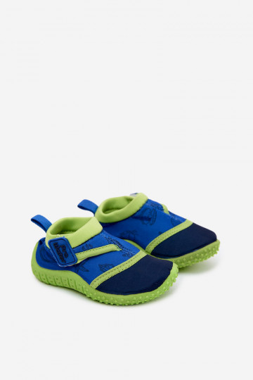 Zapatos infantiles verdes con cierres adhesivos PROINATER PRO-26-48-100B