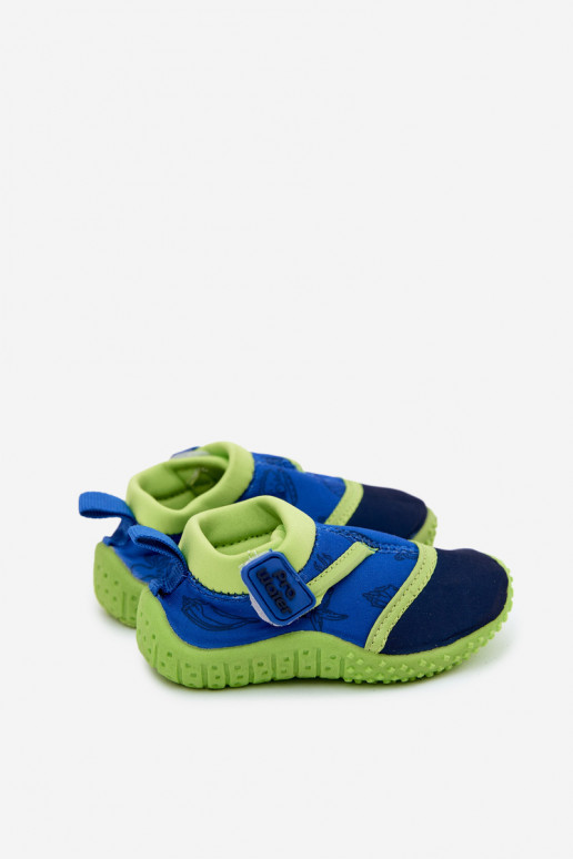 Zapatos infantiles verdes con cierres adhesivos PROINATER PRO-26-48-100B
