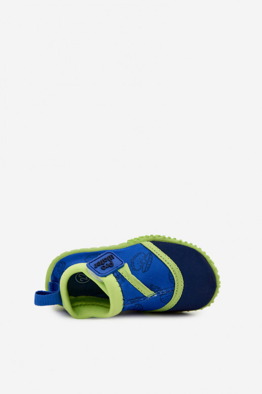 Zapatos infantiles verdes con cierres adhesivos PROINATER PRO-26-48-100B