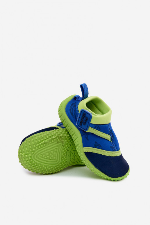 Zapatos infantiles verdes con cierres adhesivos PROINATER PRO-26-48-100B