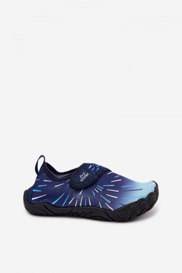 Zapatos infantiles azul oscuro con cierres adhesivos PROINATER PRO-26-48-102K 2