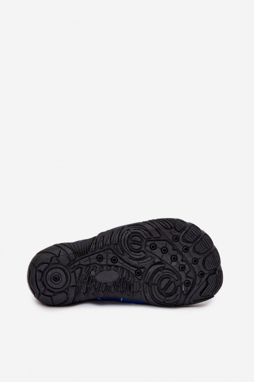 Zapatos infantiles azul oscuro con cierres adhesivos PROINATER PRO-26-48-102K