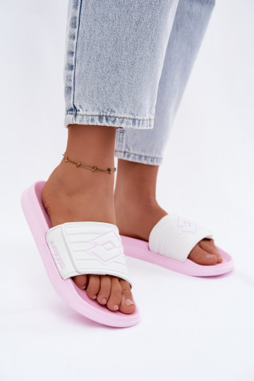 Zapatillas rosas y blancas para mujer LOTTO FLYDE 2400941U-4110 2