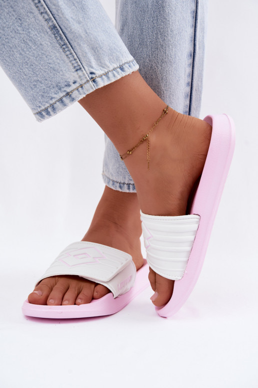 Zapatillas rosas y blancas para mujer LOTTO FLYDE 2400941U-4110