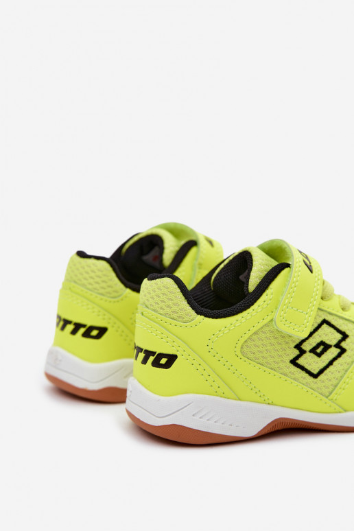 Zapatos deportivos infantiles amarillos neón LOTTO INHIZZER 2600120K