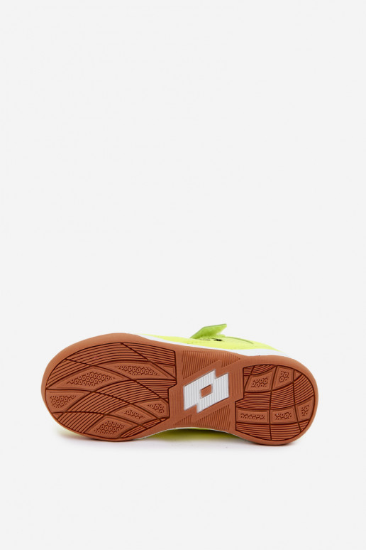 Zapatos deportivos infantiles amarillos neón LOTTO INHIZZER 2600120K