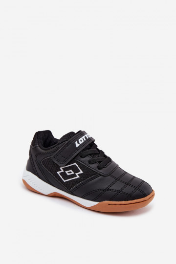 Zapatos deportivos infantiles negros LOTTO INHIZZER 2600120K