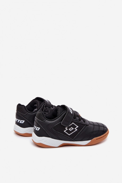 Zapatos deportivos infantiles negros LOTTO INHIZZER 2600120K