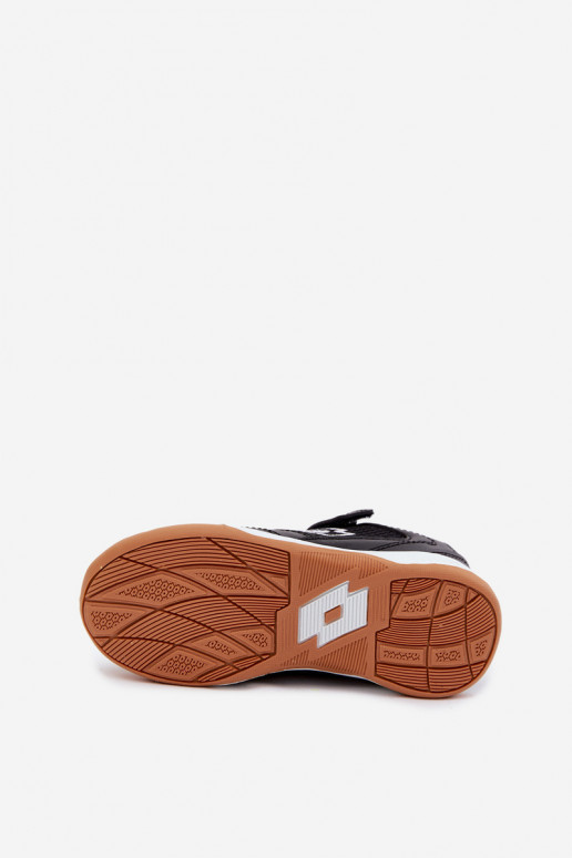 Zapatos deportivos infantiles negros LOTTO INHIZZER 2600120K