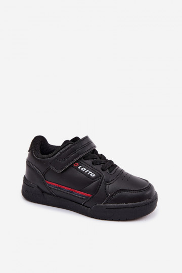 Zapatillas negras infantiles con cierres adhesivos LOTTO NANDU 2600310K