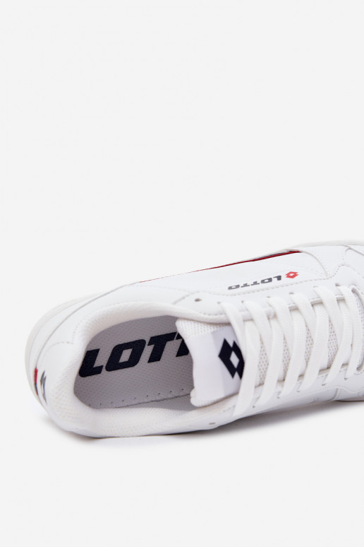 Zapatillas para hombres LOTTO NANDU 2400100 color blanco