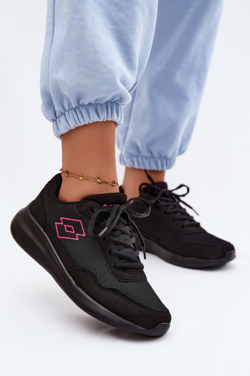 zapatillas Unisex LOTTO CONNECT 2400001 de color negro