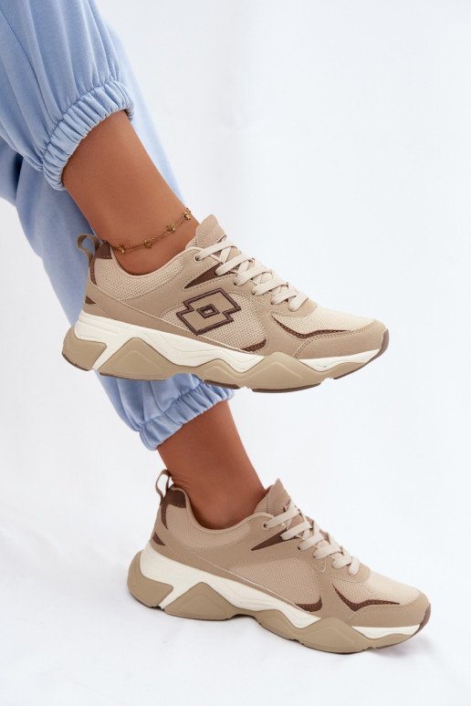 Zapatillas modelo zapatos. Femenino LOTTO ENANY 2401530 beige