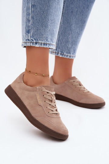 Zapatillas de hombre de ante sintético Vinceza 79635 color arena 2
