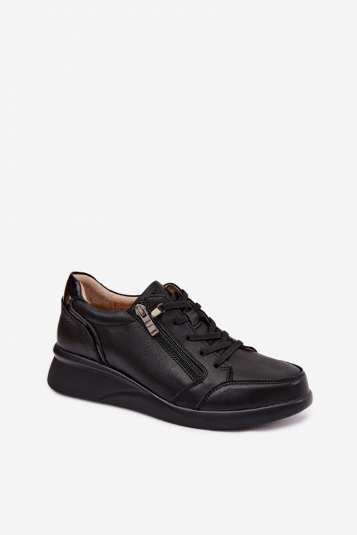 Zapatillas de mujer con plataforma Vinceza 79644 color negro