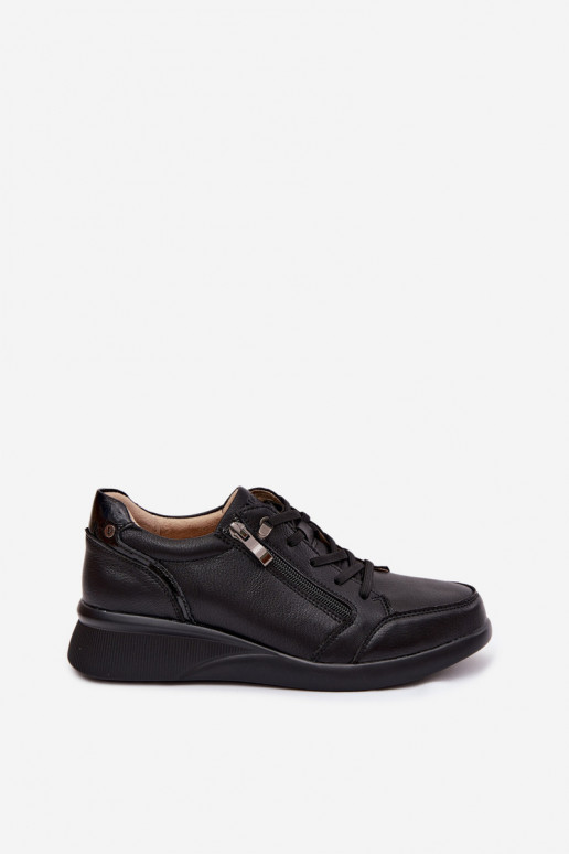 Zapatillas de mujer con plataforma Vinceza 79644 color negro
