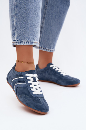 Zapatillas de hombre de ante sintético Sombra color azul