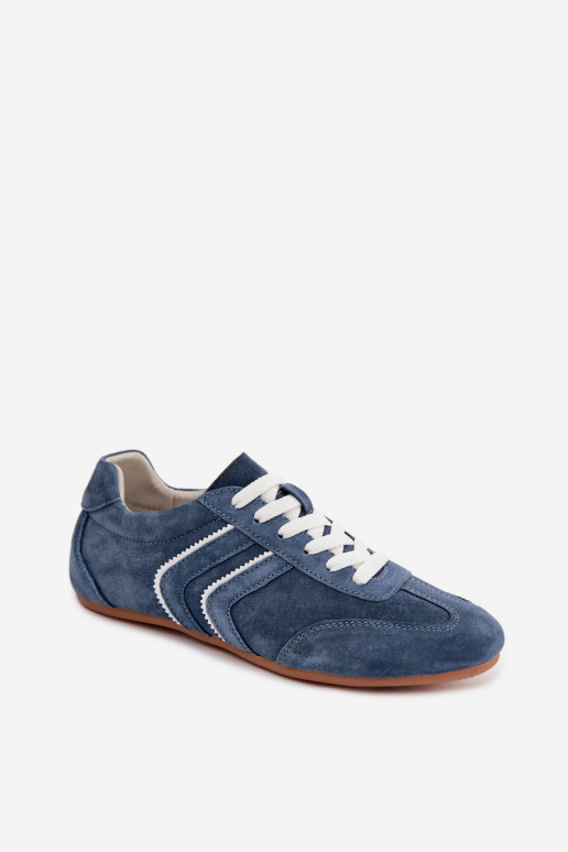 Zapatillas de hombre de ante sintético Sombra color azul