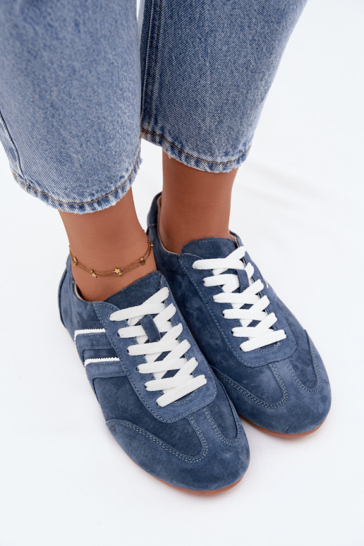 Zapatillas de hombre de ante sintético Sombra color azul