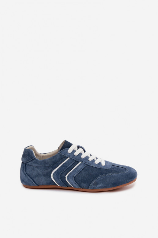 Zapatillas de hombre de ante sintético Sombra color azul