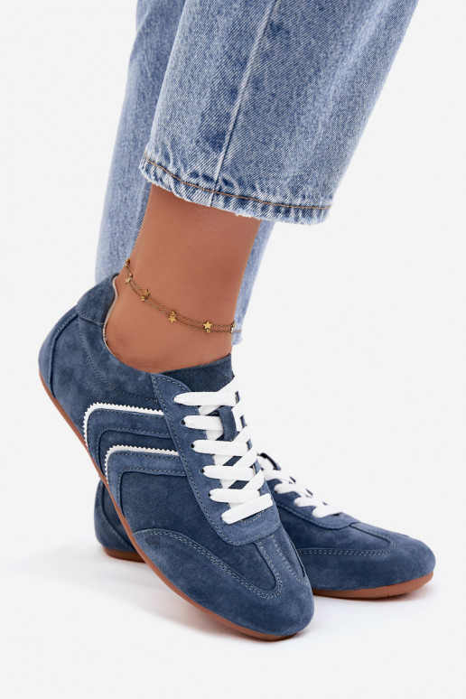 Zapatillas de hombre de ante sintético Sombra color azul