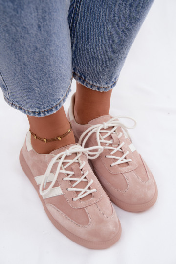Zapatillas de hombre de ante sintético Ismina color rosa