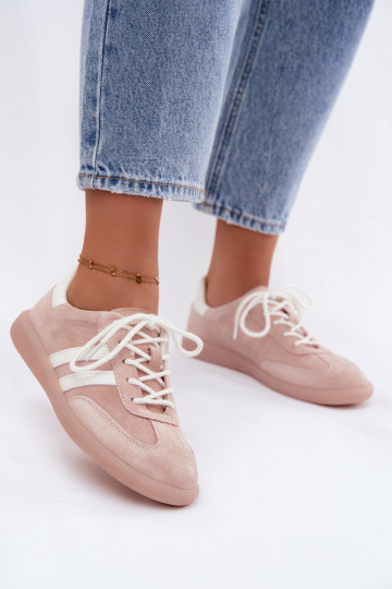 Zapatillas de hombre de ante sintético Ismina color rosa 2