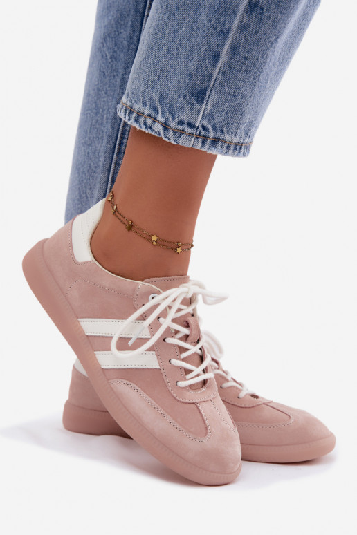 Zapatillas de hombre de ante sintético Ismina color rosa