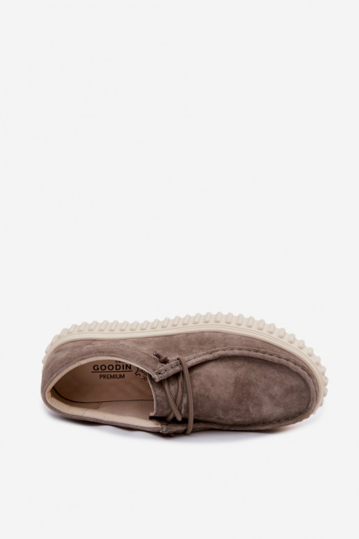 Zapatos de color arcilla para mujer de ante sintético con plataforma Jamila