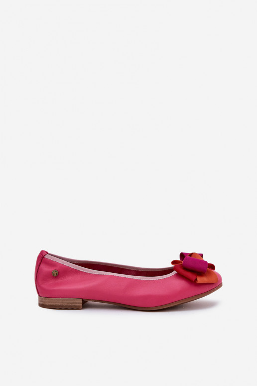 Bailarinas rosas con lazos Tai turiciejka P6801-15