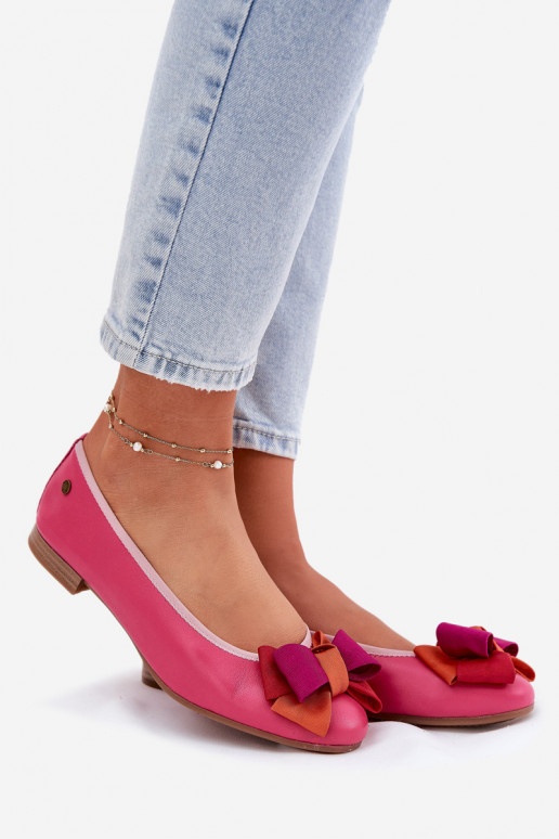 Bailarinas rosas con lazos Tai turiciejka P6801-15