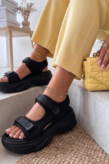 Sandalias negras chunky Abigail 2