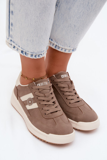 Zapatos deportivos para mujeres Big Star UU274025 en color arena