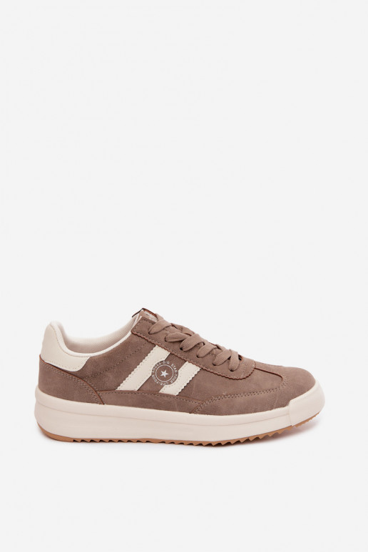 Zapatos deportivos para mujeres Big Star UU274025 en color arena