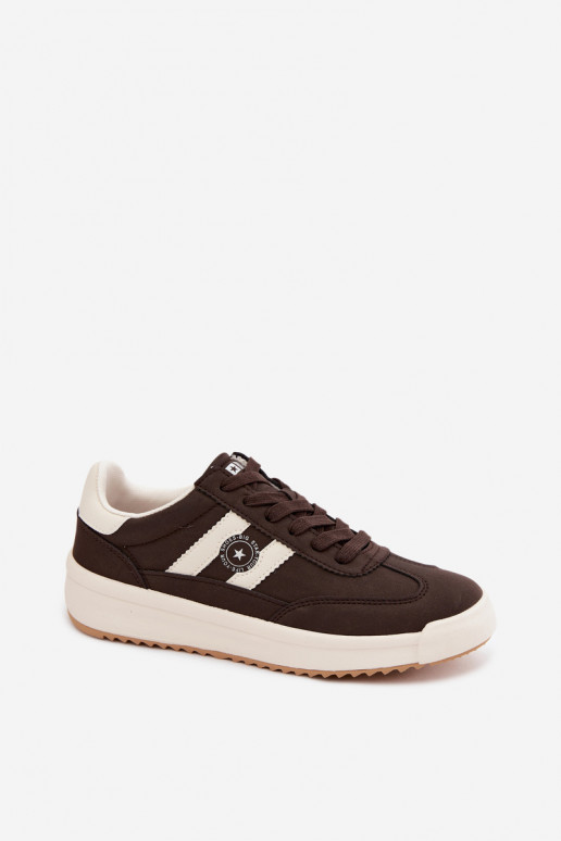 Zapatos deportivos para mujeres Big Star UU274024 en color chocolate