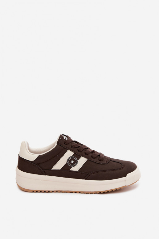 Zapatos deportivos para mujeres Big Star UU274024 en color chocolate