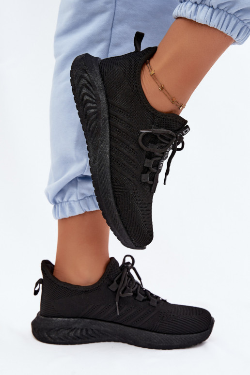 Zapatos deportivos slip-on para mujeres Big Star UU274057 en color negro