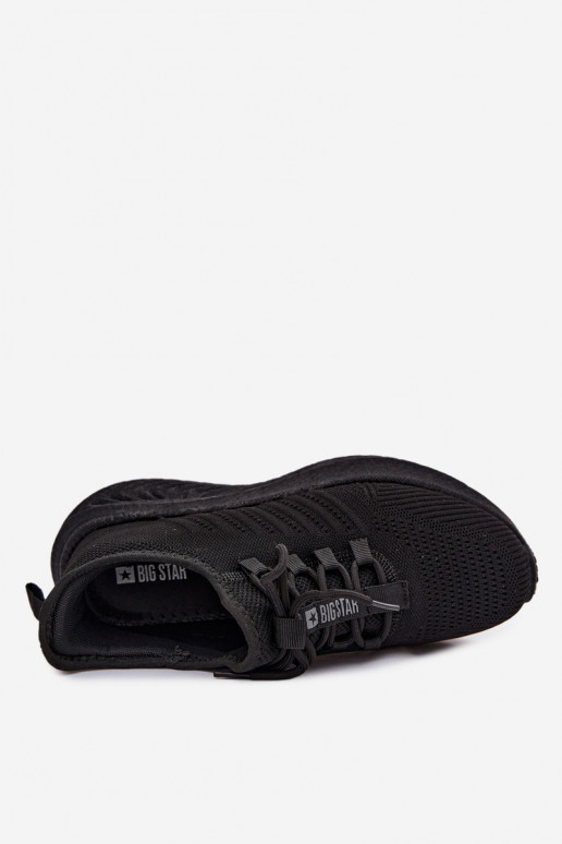 Zapatos deportivos slip-on para mujeres Big Star UU274057 en color negro