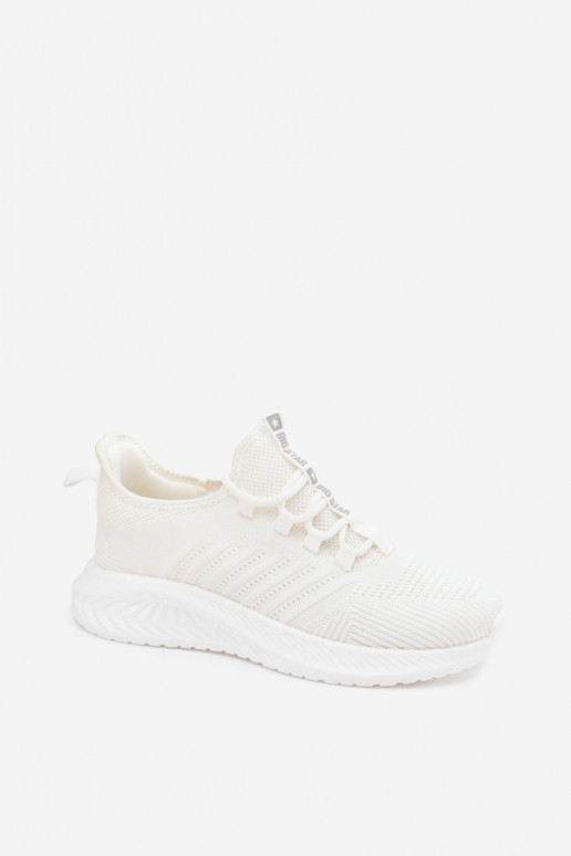 Zapatos deportivos slip-on para mujeres Big Star UU274056 en color blanco