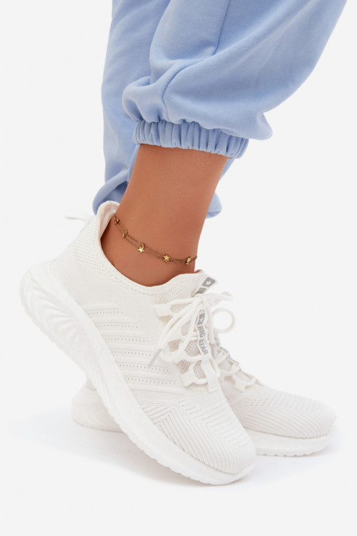 Zapatos deportivos slip-on para mujeres Big Star UU274056 en color blanco