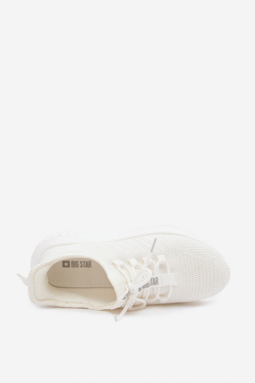 Zapatos deportivos slip-on para mujeres Big Star UU274056 en color blanco