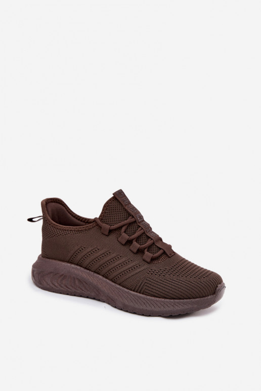Zapatos deportivos slip-on para mujeres Big Star UU274055 en color chocolate