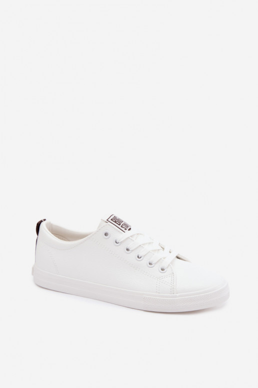 Zapatillas de mujer blancas de cuero sintético Big Star TT274960