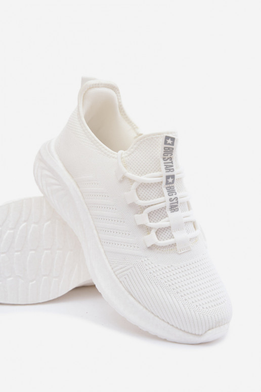 Zapatos deportivos para hombre blancos Big Star UU174004