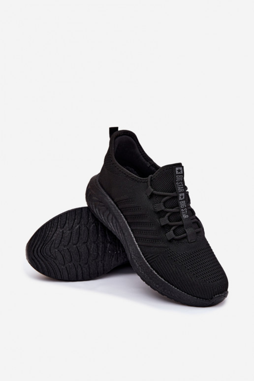 Zapatos deportivos para hombre negros Big Star UU174003