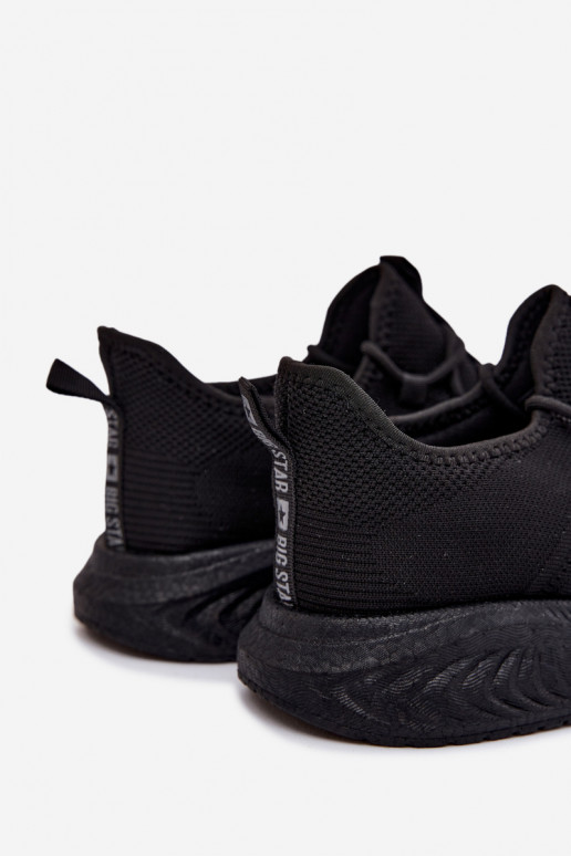 Zapatos deportivos para hombre negros Big Star UU174003